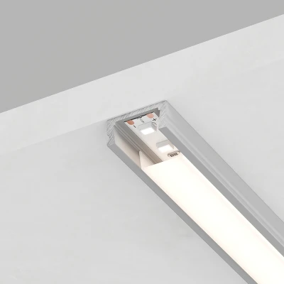 Профиль встраиваемый Feron 10267 Цвет арматуры серебро Цвет плафонов прозрачный