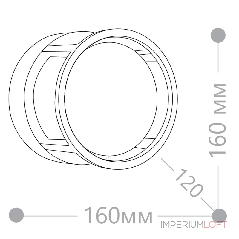 Накладной светильник Feron Dh105 6349