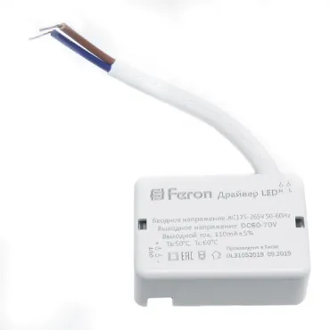 Драйвер для светодиодного светильника Feron LB0164 175-265Вт 0.2A 20W 41025