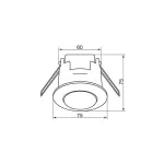 Датчик движения Feron SEN86 22061 от ImperiumLoft