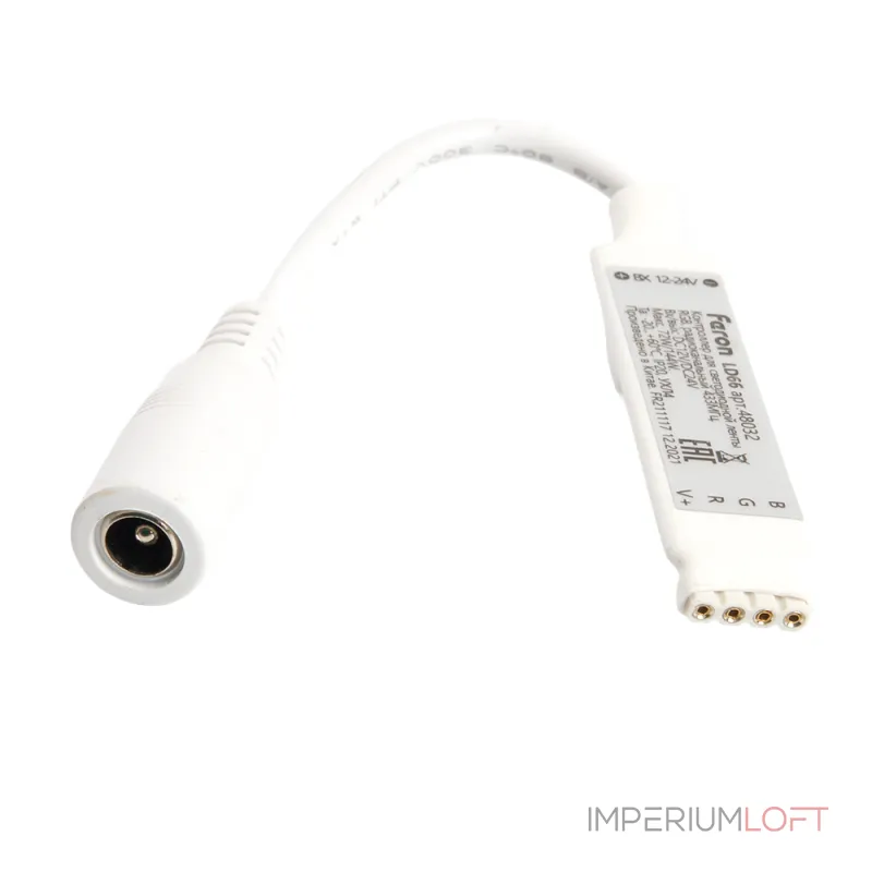 Контроллер RGB mini для светодиодной ленты с П/У Feron LD66 12, 24 Вт 24, 48W 48032