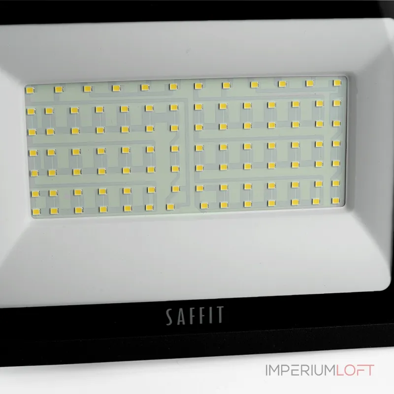 Настенный прожектор Feron Saffit SFL90 55068 Цвет арматуры черный Цвет плафонов прозрачный