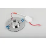 Встраиваемый светильник Feron Saffit CD970 29666 Цвет арматуры хром Цвет плафонов прозрачный