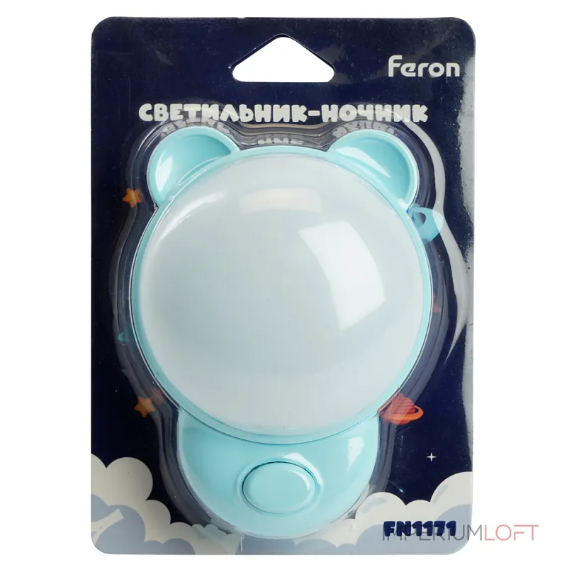 Светильник ночник Feron FN1171 LED IP20 1.2W 2700, 6500К