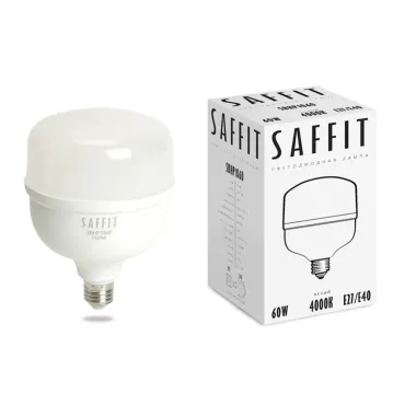 Лампа светодиодная Feron Saffit SBHP1060 E27-E40 60Вт 4000K 55096 Цвет арматуры белый Цвет плафонов белый