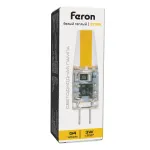 Лампа светодиодная Feron LB-423 G4 3W 230V 2700K 51167