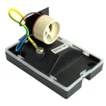 Накладной светильник Feron Saffit DH014 11866 Цвет арматуры черный Цвет плафонов серый