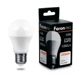 Лампа светодиодная Feron LB-1013 E27 13Вт 2700K 38032 Цвет арматуры никель Цвет плафонов белый