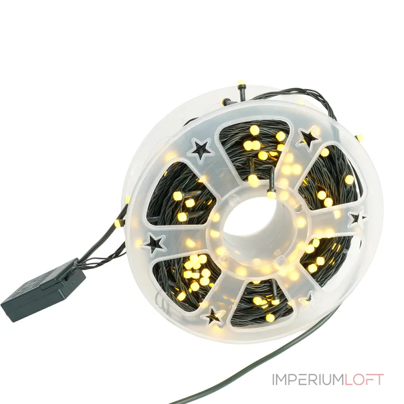 Гирлянда линейная FERON CL98 220LED 2700К (теплый белый) 50м+3м IP44 11W 51436