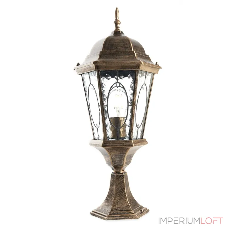 Наземный низкий светильник Feron Витраж с овалом 11322