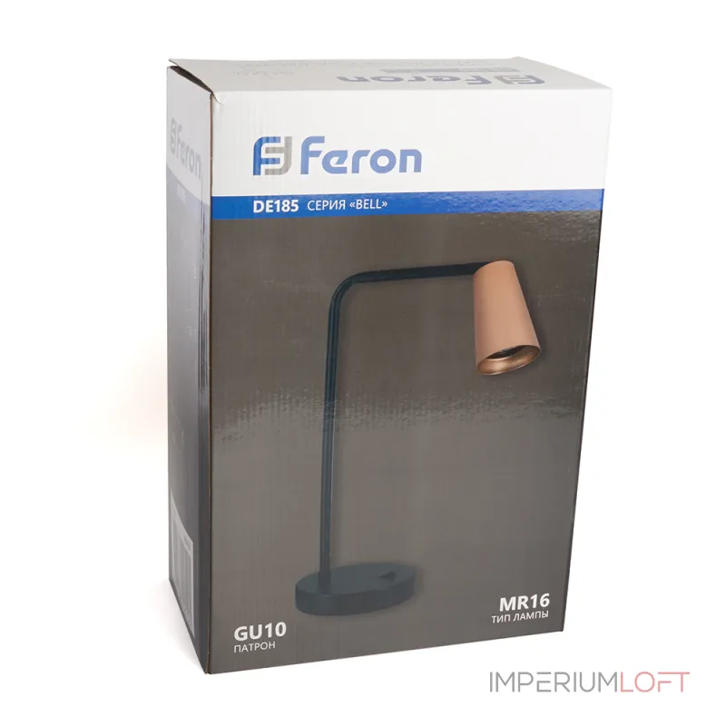Настольная лампа Feron DE185 GU10 IP20 35W