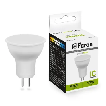 Лампа светодиодная Feron Lb 960 G5.3 13Вт 4000K 38189 Лампа светодиодная Feron Lb 960 G5.3 13Вт 4000K 38189