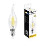 Лампа светодиодная Feron Saffit LB-167 E14 7Вт 2700K 25872 Цвет арматуры Неокрашенный Цвет плафонов желтый