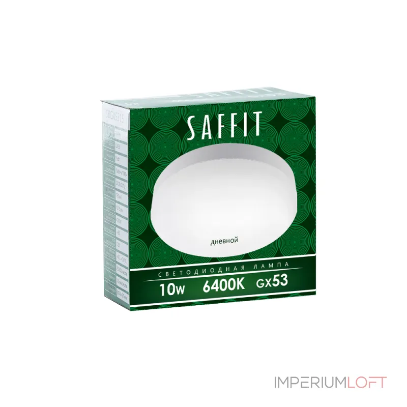 Лампа светодиодная Feron Saffit SBGX5310 GX53 10Вт 6400K 55229