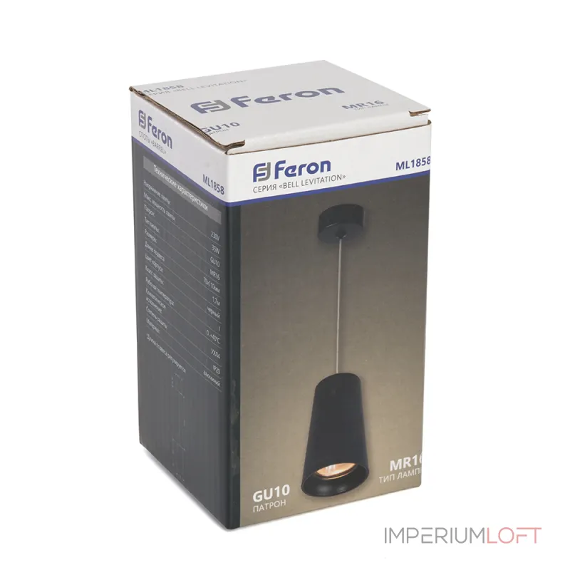 Подвесной светильник Feron ML1858 GU10 IP20 35W