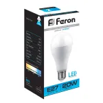 Лампа светодиодная Feron LB-98 E27 20Вт 6400K 25789 Цвет арматуры белый