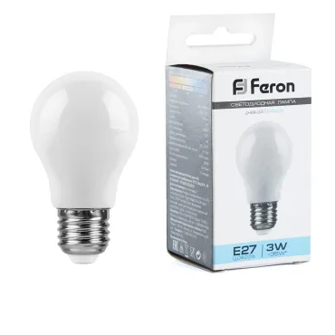 Лампа светодиодная Feron LB-375 E27 3W 230V 6400K 25920 Лампа светодиодная Feron LB-375 E27 3W 230V 6400K 25920