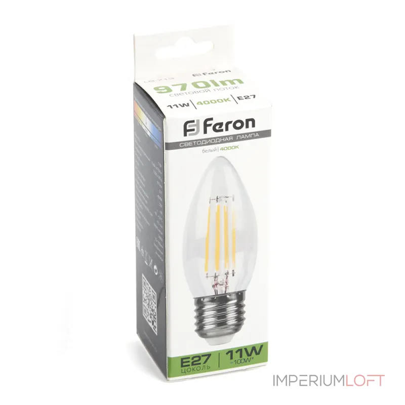 Лампа светодиодная Feron LB-713 E27 11Вт 4000K 38273