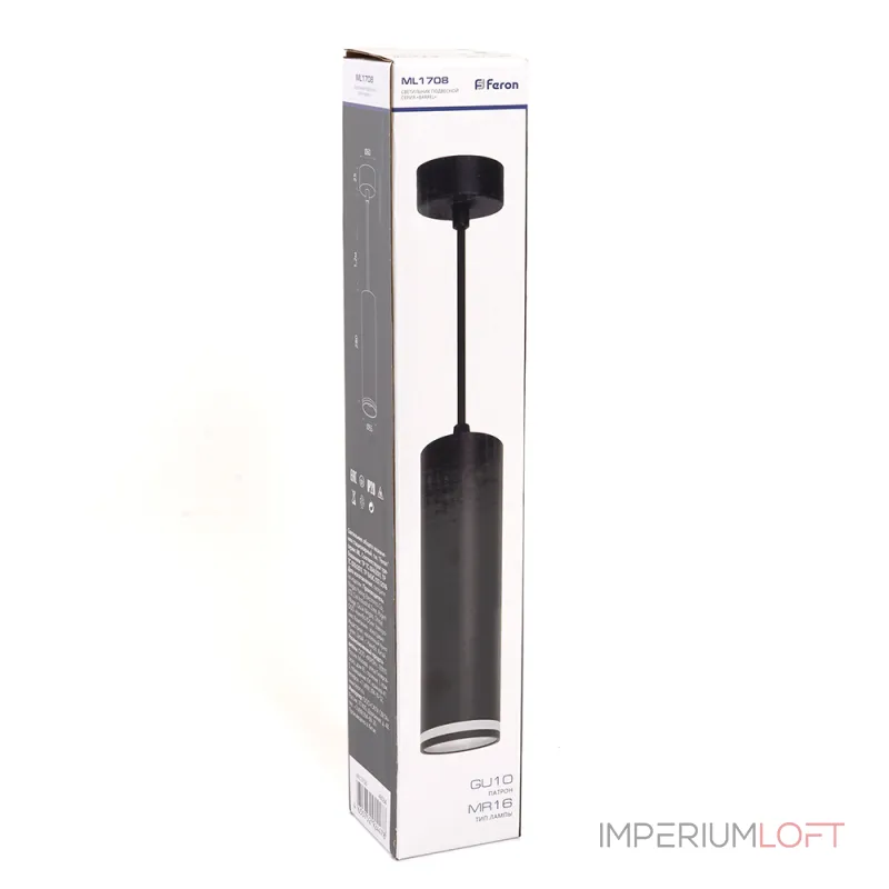 Подвесной светильник Feron ML1708 GU10 IP20 35W