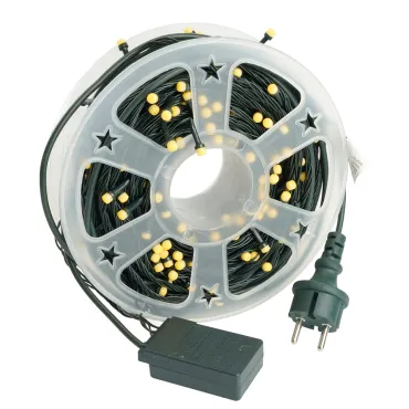 Гирлянда линейная FERON CL98 220LED 2700К (теплый белый) 50м+3м IP44 11W 51436