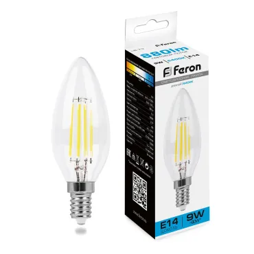 Лампа светодиодная Feron LB-73 E14 9Вт 6400K 38229