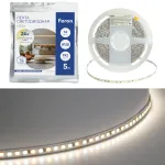 Лента светодиодная 192SMD(2835)/м 16Вт/м 24V 5000*8*1.44мм 3000К+6500K IP20 LS504 51835