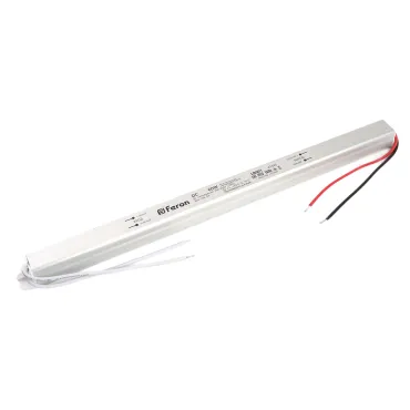 Трансформатор электронный для светодиодной ленты Feron LB001 24Вт 2,5A 60W 48014