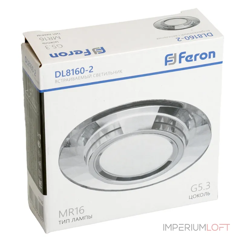 Встраиваемый светильник Feron 8160-2 19739