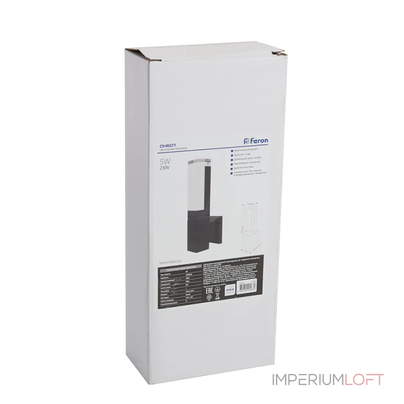 Светильник уличный светодиодный Feron Дубай DH601 LED IP54 5W 4000К