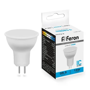 Лампа светодиодная Feron Lb 960 G5.3 13Вт 6400K 38190