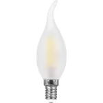Лампа светодиодная Feron LB-74 Свеча на ветру E14 9W 230V 4000K 25961