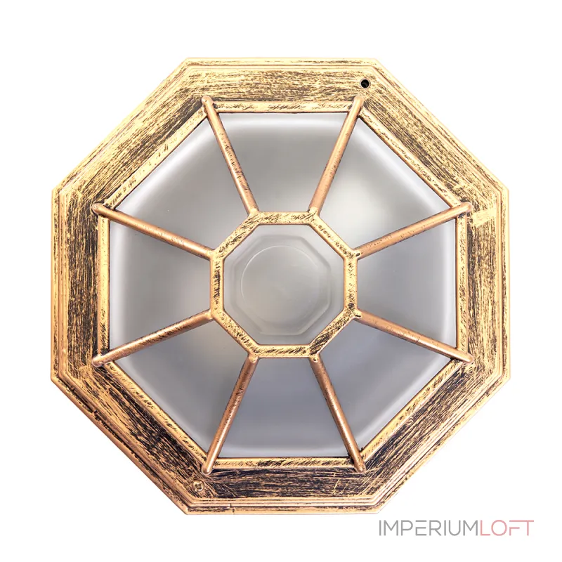 Накладной светильник Feron Аликанте 11651 Цвет арматуры золото Цвет плафонов разноцветный