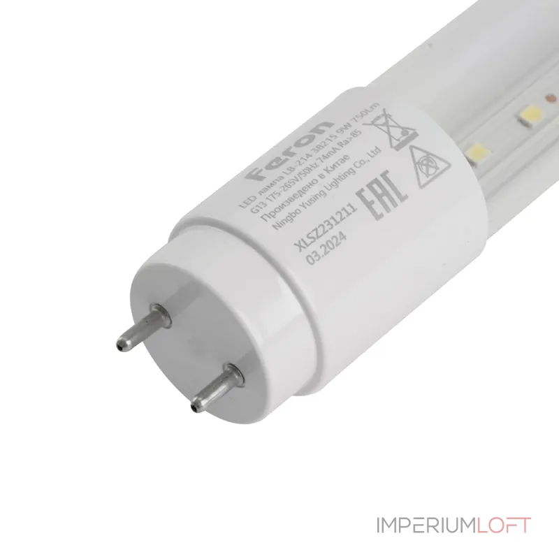 Лампа светодиодная Feron Lb 214 G13 9Вт K 38215