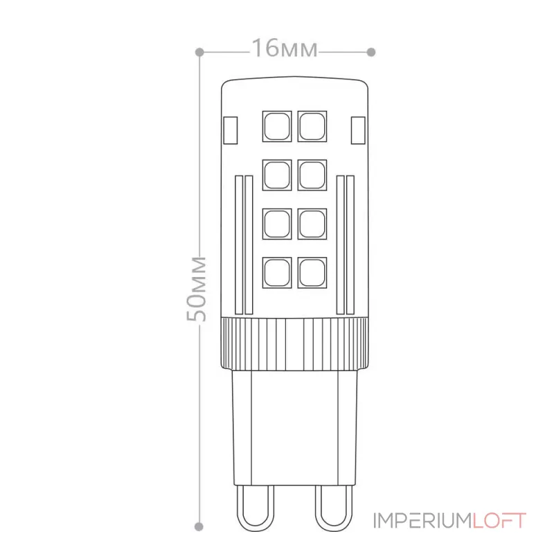 Лампа светодиодная Feron LB-432 G9 5Вт 4000K 25770 от ImperiumLoft