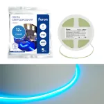 Светодиодная COB лента Feron LS630 400SMD(2110)/ 7Вт/м 12V 5000*3*1.8мм синий IP20 48953