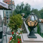 Наземный низкий светильник Feron Сфера 11364