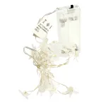 Гирлянда линейная от батареек FERON CL589, 20LED, 5000К (белый) 2м+0,3м IP20, 2W 51446
