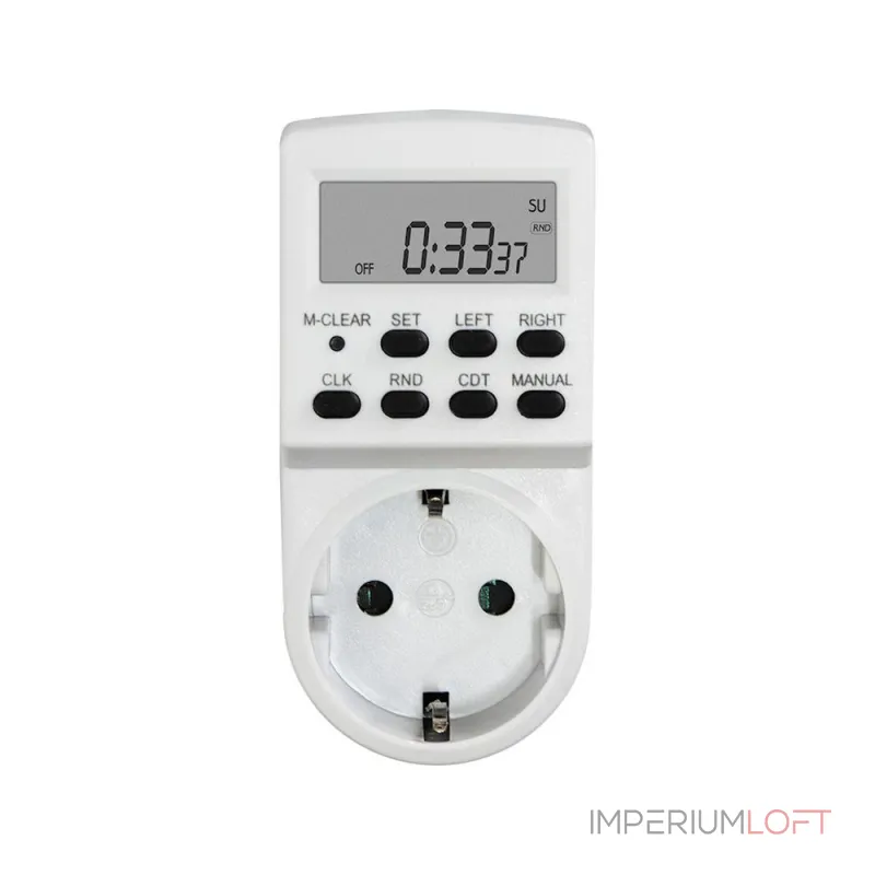 Розетка с таймером Feron TM24 23257 от ImperiumLoft Розетка с таймером Feron TM24 23257 от ImperiumLoft