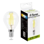Лампа светодиодная Feron LB-515 E14 15Вт 4000K 38250