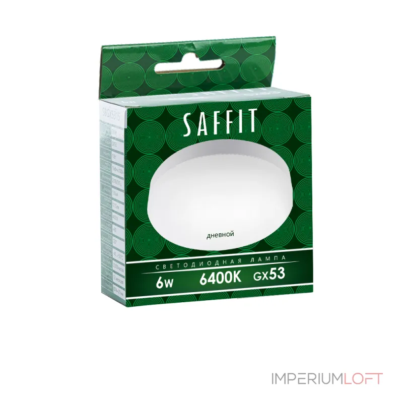 Лампа светодиодная Feron Saffit Sbgx 5306 GX53 6Вт 6400K 55196