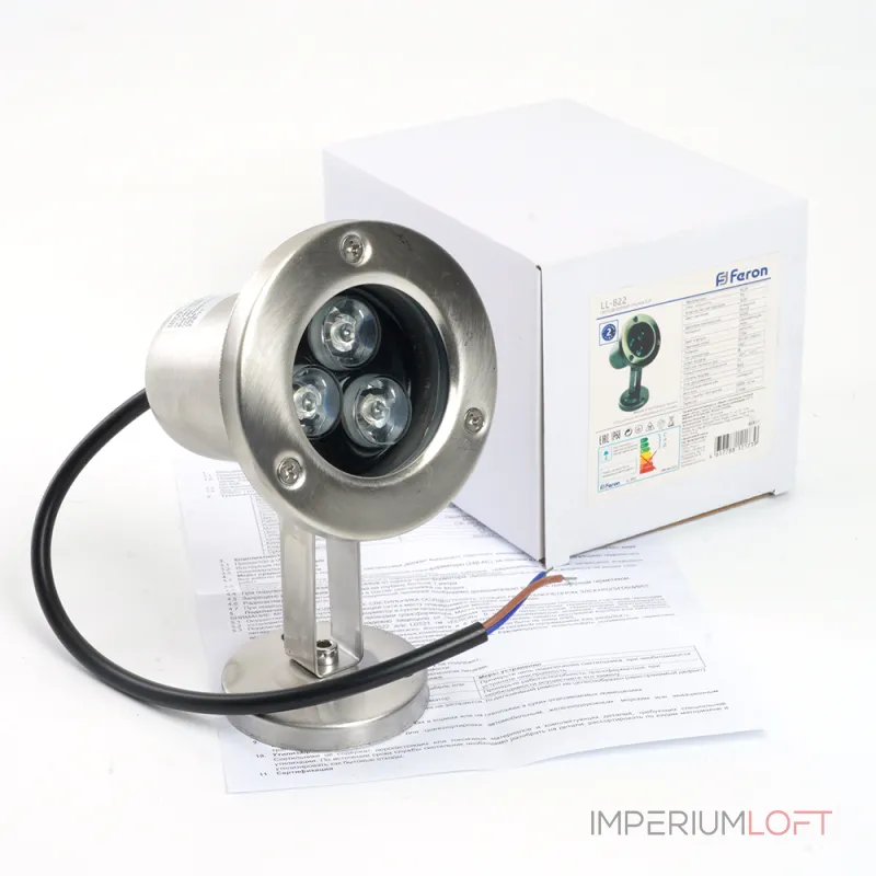 Наземный низкий светильник Feron LL-822 48455