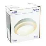 Светильник потолочный встраиваемый Feron DL508 GX53 IP20 15W