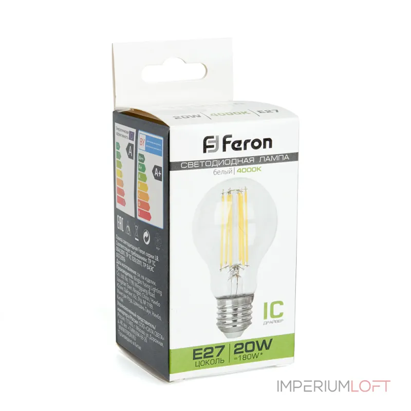 Лампа светодиодная Feron LB-620 E27 20Вт 4000K 38246