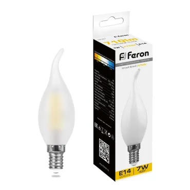 Лампа светодиодная Feron LB-67 E14 7Вт 2700K 25786