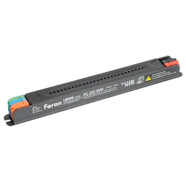 Трансформатор для светодиодной ленты с диммированием 60W 24V IP20 Feron 52128 Трансформатор для светодиодной ленты с диммированием 60W 24V IP20 Feron 52128