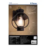 Светильник на штанге Feron PL530 11889 Цвет арматуры черный Цвет плафонов прозрачный