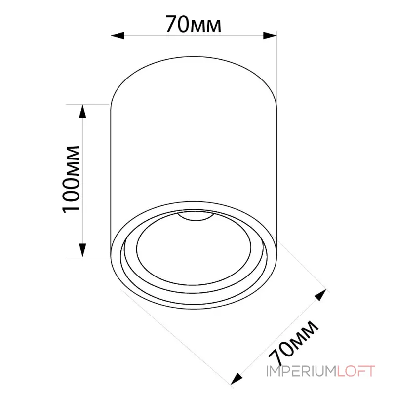 Накладной светильник Feron 32631 Цвет арматуры черный Цвет плафонов черный