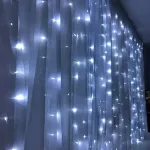 Гирлянда дождь FERON CL24 480LED 5000К (белый) 3*3м+3м IP44 24W 41631