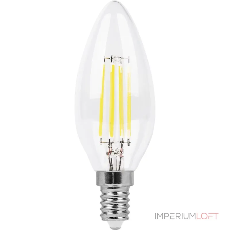 Лампа светодиодная Feron LB-73 E14 9Вт 4000K 25958 Цвет арматуры белый Цвет плафонов белый