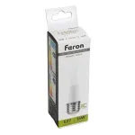 Лампа светодиодная LB-980 C37 (свеча) 15W 175-265V E27 4000К (белый) Feron 52070